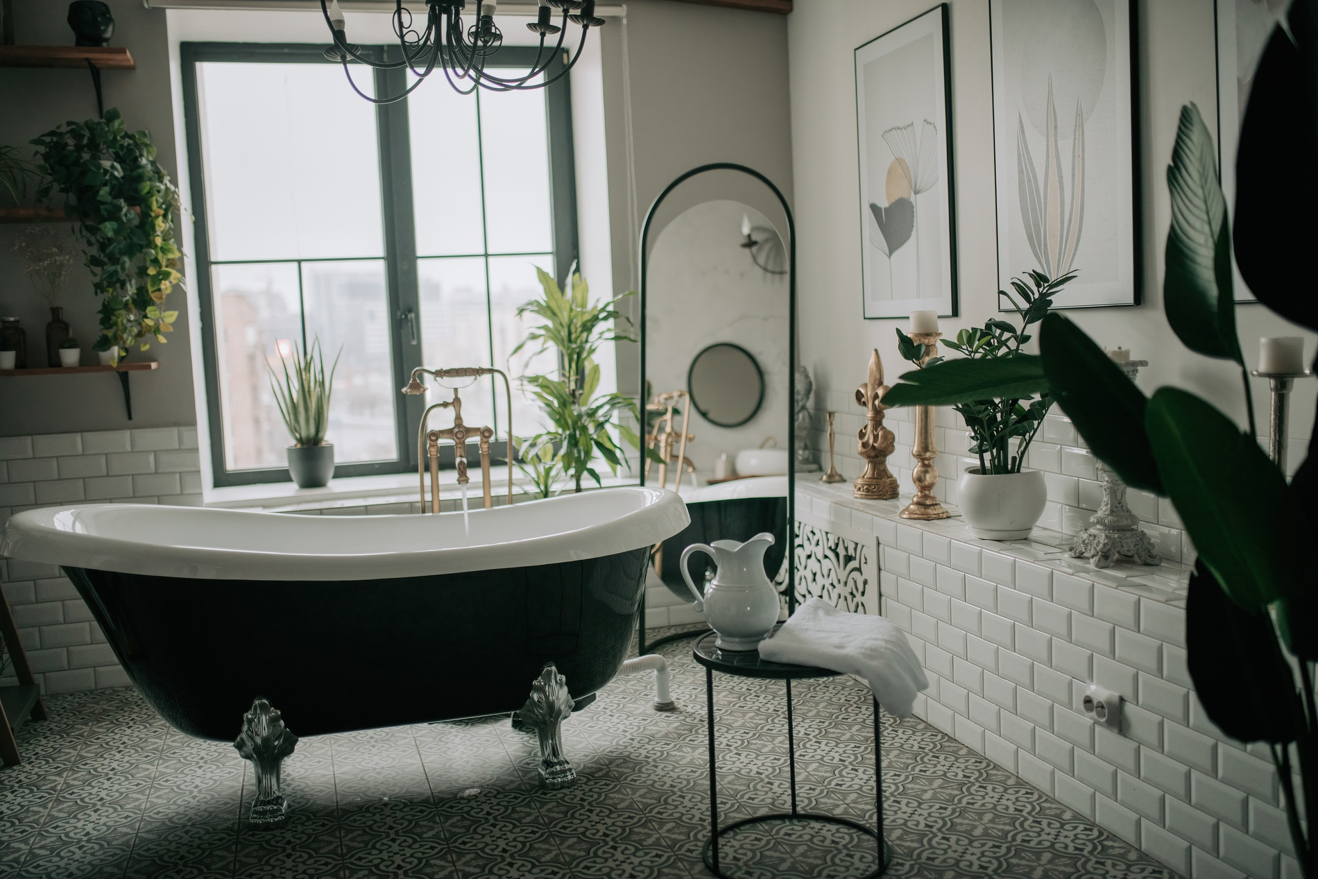 fancy bathroom