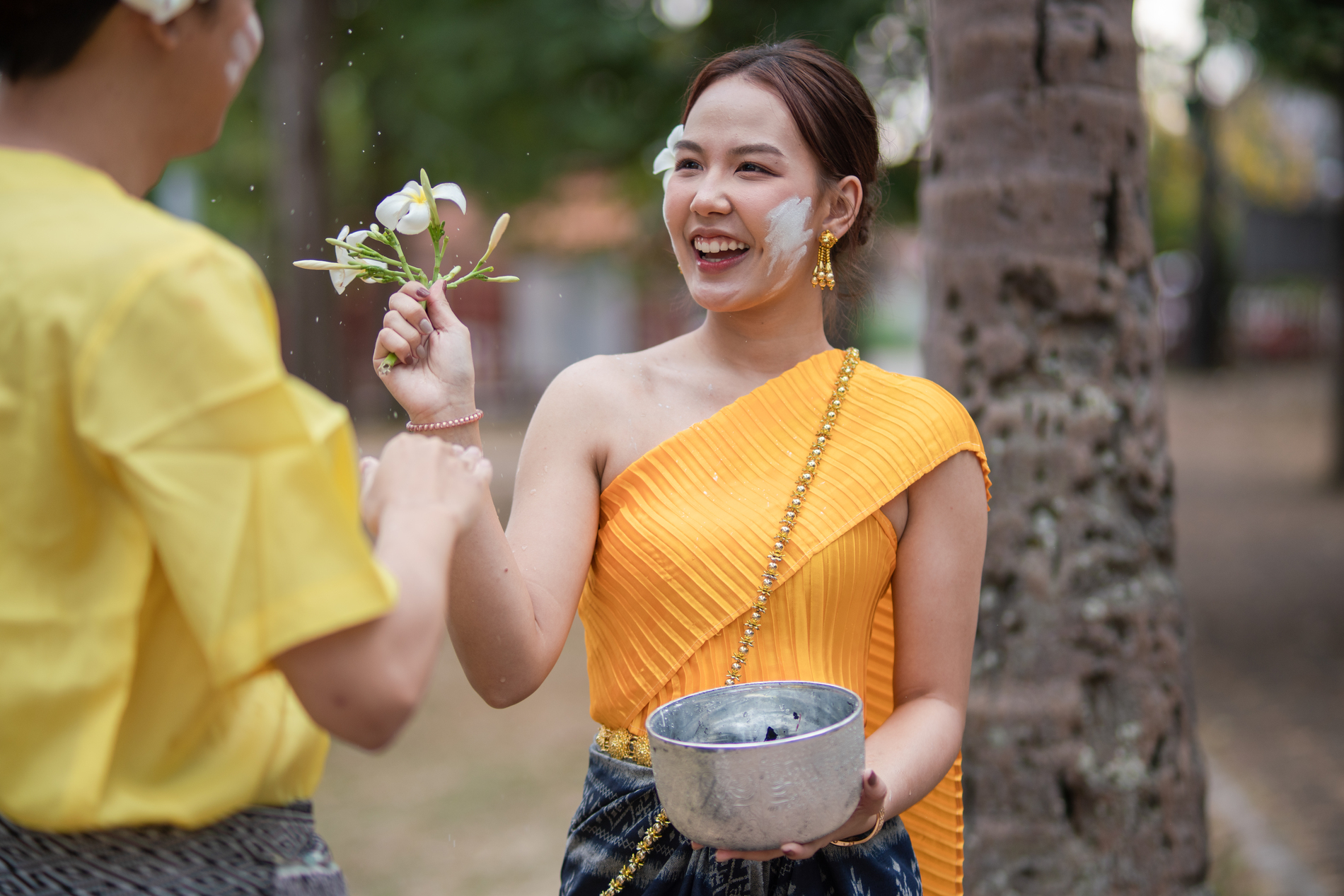 smiling woman