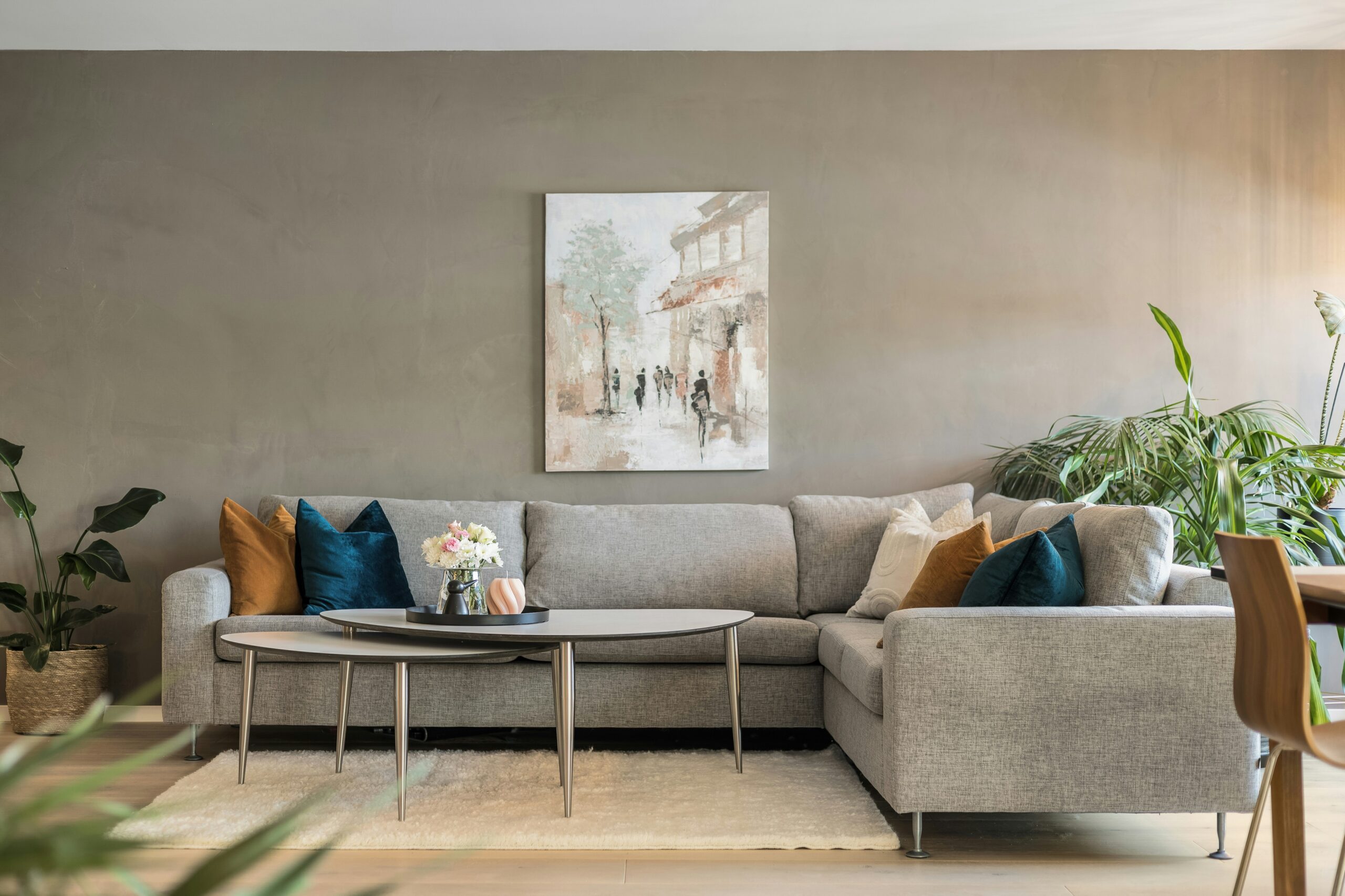 How to hang art above a sofa: Measure before you drill